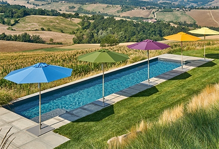 Weishäupl parasol, model Klassiker
