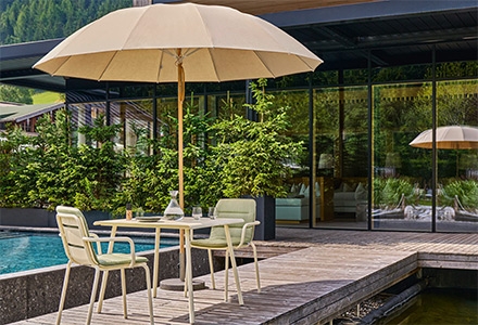 Weishäupl parasol, model Pagoda