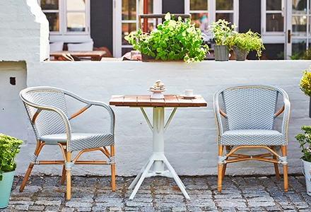 Sika Design - Madeleine, cafestol til haven